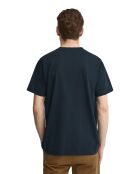 T-Shirt à manches courtes en coton Marcel navy