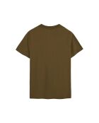 T-Shirt à manches courtes en coton Léonard dark khaki
