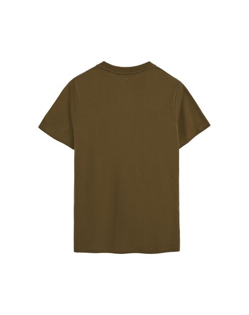 T-Shirt à manches courtes en coton Léonard dark khaki