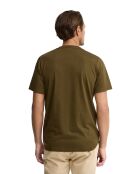T-Shirt à manches courtes en coton Léonard dark khaki