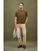 T-Shirt à manches courtes en coton Léonard dark khaki