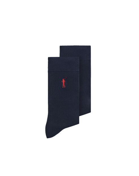 Lot de 2 chaussettes en coton Tarik navy