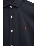 Camicia Jean-Paul in cotone a manica lunga blu