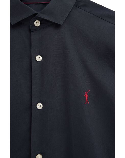 Camicia Jean-Paul in cotone a manica lunga blu