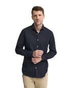 Camicia Jean-Paul in cotone a manica lunga blu