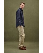 Camicia Jean-Paul in cotone a manica lunga blu