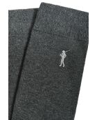 Lot de 3 chaussettes en coton Jamal dark gray