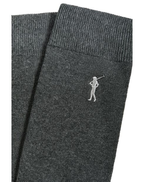 Lot de 3 chaussettes en coton Jamal dark gray