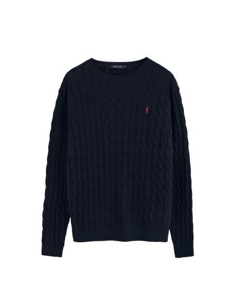 Felpa Christian navy in cotone