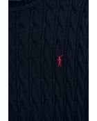 Felpa Christian navy in cotone
