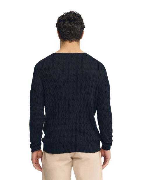 Felpa Christian navy in cotone