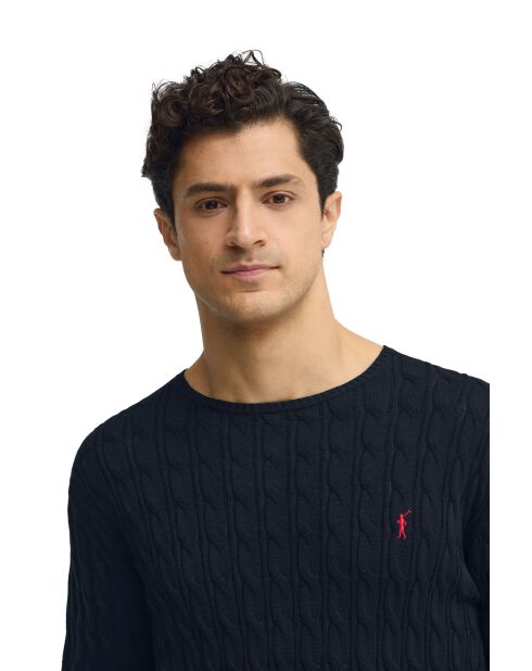 Felpa Christian navy in cotone