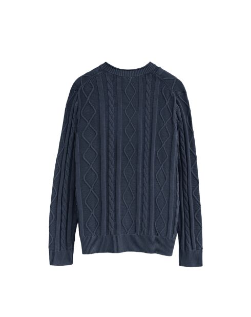 Pullover Owen in denim in cotone blu