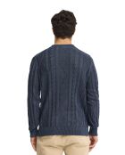 Pullover Owen in denim in cotone blu