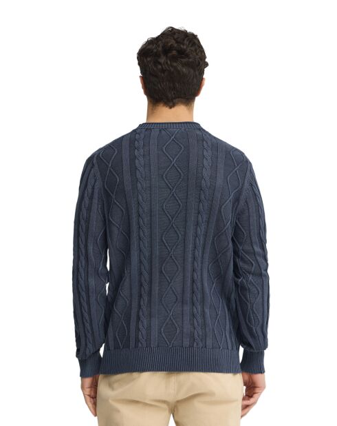 Pullover Owen in denim in cotone blu