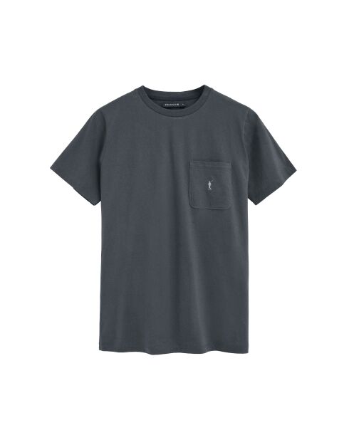 T-Shirt à manches courtes en coton Mehdi stone gray