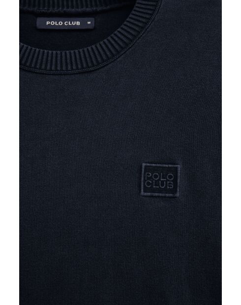 Felpa Nathan in cotone blu