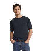 Felpa Nathan in cotone blu