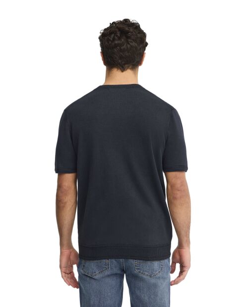 Felpa Nathan in cotone blu