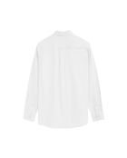Camicia a maniche lunghe in cotone bianco Jean