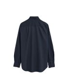 Camicia Léandre navy a manica lunga in misto lino