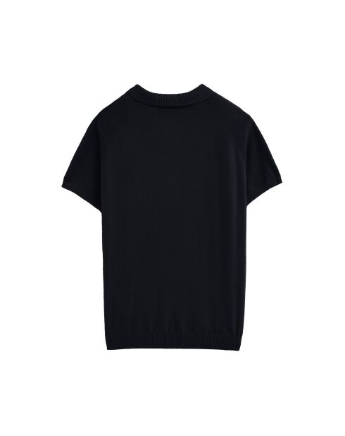 Felpa George in cotone blu