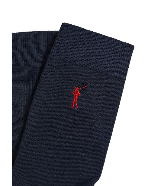 Lot de 3 chaussettes en coton Zakaria navy