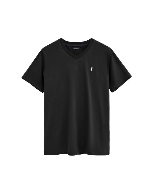 T-Shirt à manches courtes en coton Marius noir