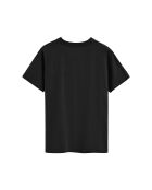 T-Shirt à manches courtes en coton Marius noir