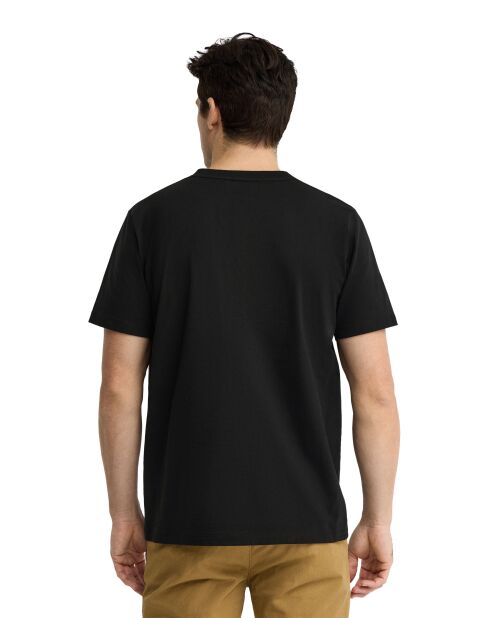 T-Shirt à manches courtes en coton Marius noir