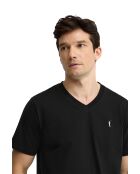 T-Shirt à manches courtes en coton Marius noir