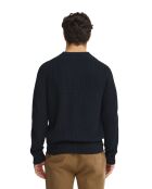 Felpa Nathaniel in cotone blu