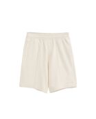 Pantaloncini da jogging Fabio in cotone ecru