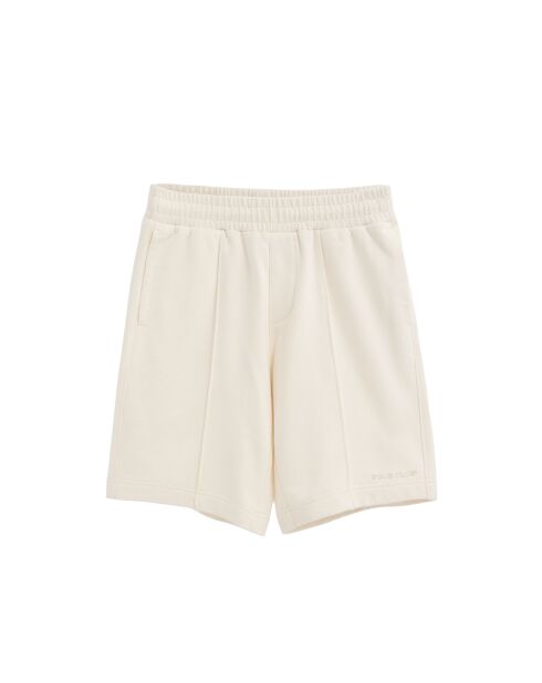 Pantaloncini da jogging Fabio in cotone ecru