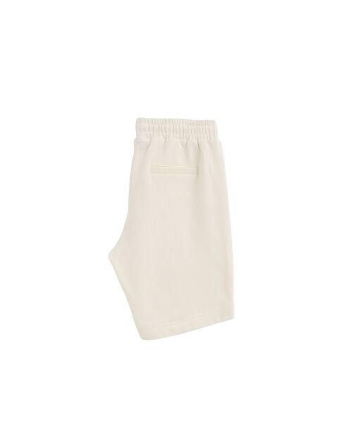 Pantaloncini da jogging Fabio in cotone ecru