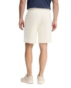 Pantaloncini da jogging Fabio in cotone ecru
