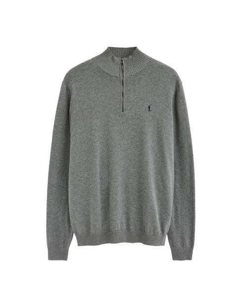 Felpa Aaron vigore in cotone grigio