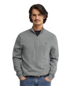 Felpa Aaron vigore in cotone grigio