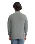 Felpa Aaron vigore in cotone grigio