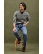 Felpa Aaron vigore in cotone grigio