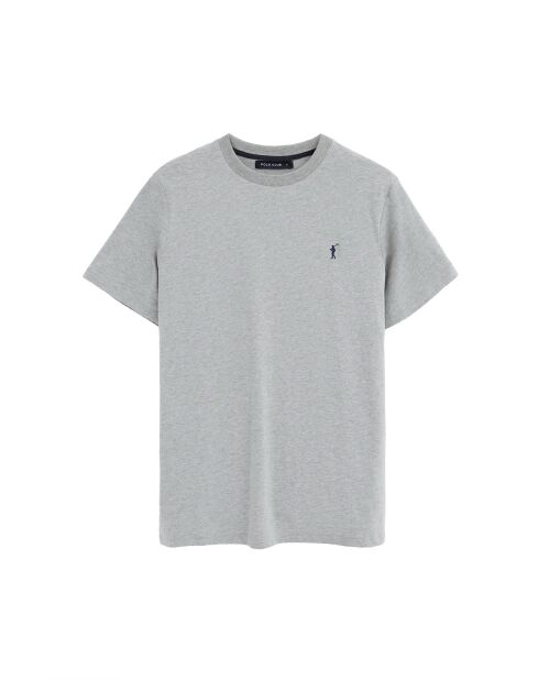 T-Shirt à manches courtes en coton Léo gray vigore
