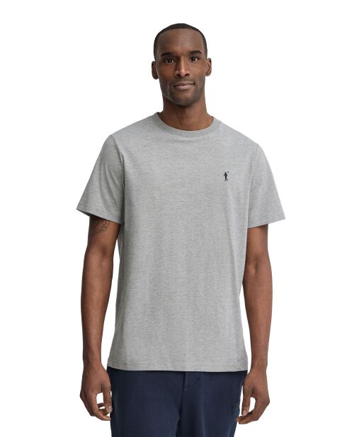 T-Shirt à manches courtes en coton Léo gray vigore