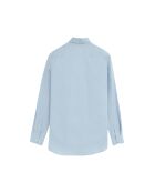 Camicia a manica lunga in cotone blu Karl baby