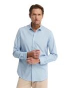 Camicia a manica lunga in cotone blu Karl baby
