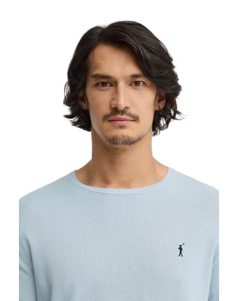 Maglione Warren baby in cotone blu