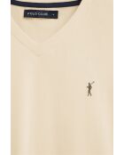 T-Shirt à manches courtes en coton Mathis cream