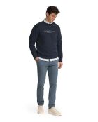 Felpa Eliott in cotone blu