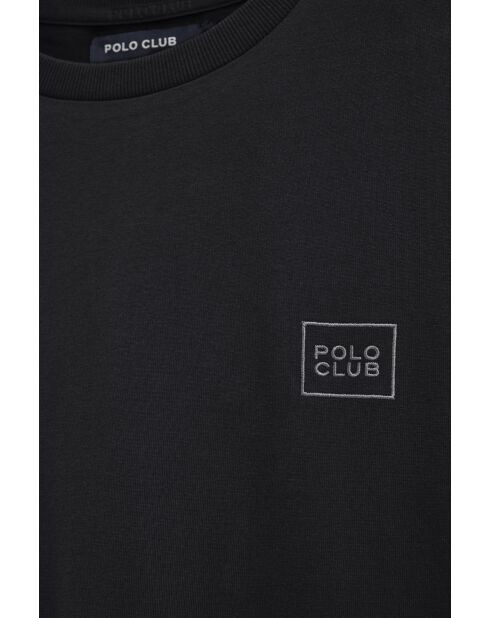 T-Shirt à manches courtes en coton Philippe noir