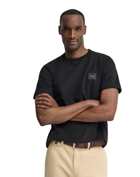 T-Shirt à manches courtes en coton Philippe noir