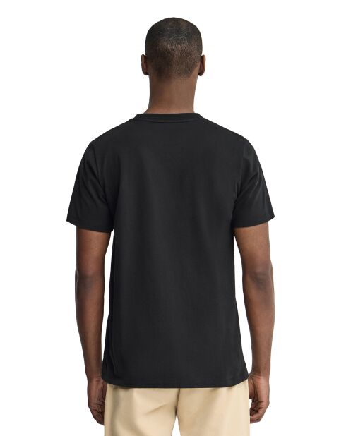 T-Shirt à manches courtes en coton Philippe noir